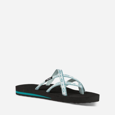 Teva Olowahu - Women's Teva Flip Flops - Grey | India (JYXA25046)